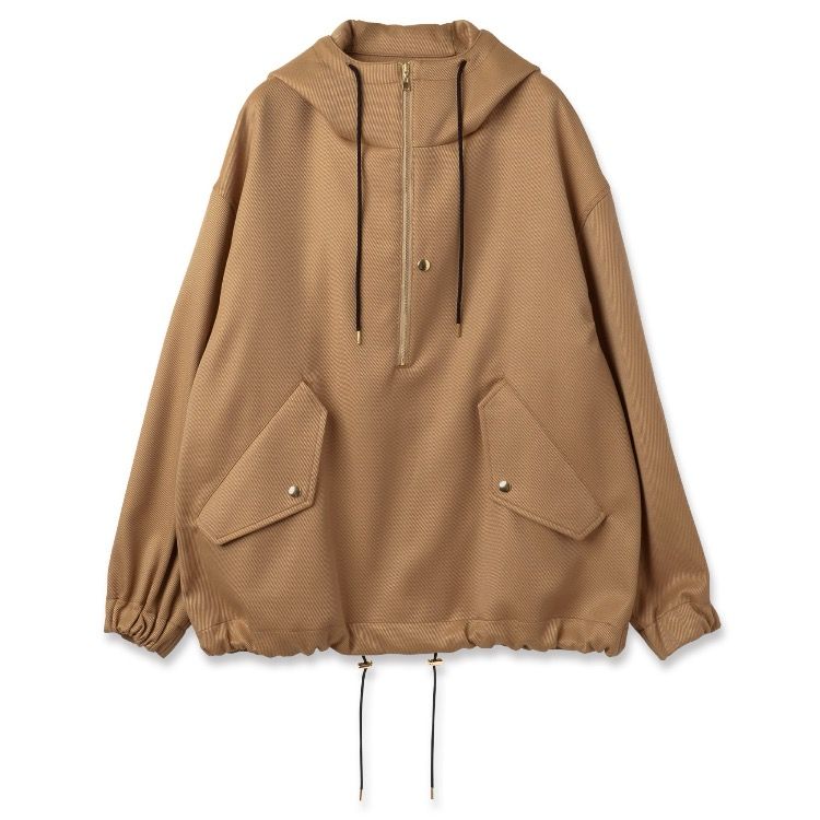 【残り一点】Double Cloth Kersey Half Zip Anorak Hoodie