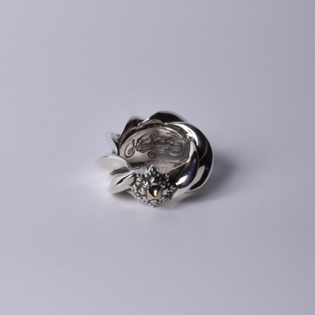 【お取り寄せ注文可能】Twist Angle Ring(SILVER×GOLD)