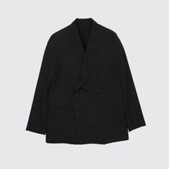【残り一点】Wool Washer Twill Double Breasted Jacket