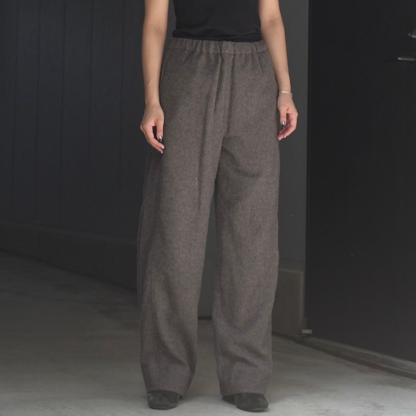 【残り一点】Wool/Cashmere Fleece Easy Twist Trousers