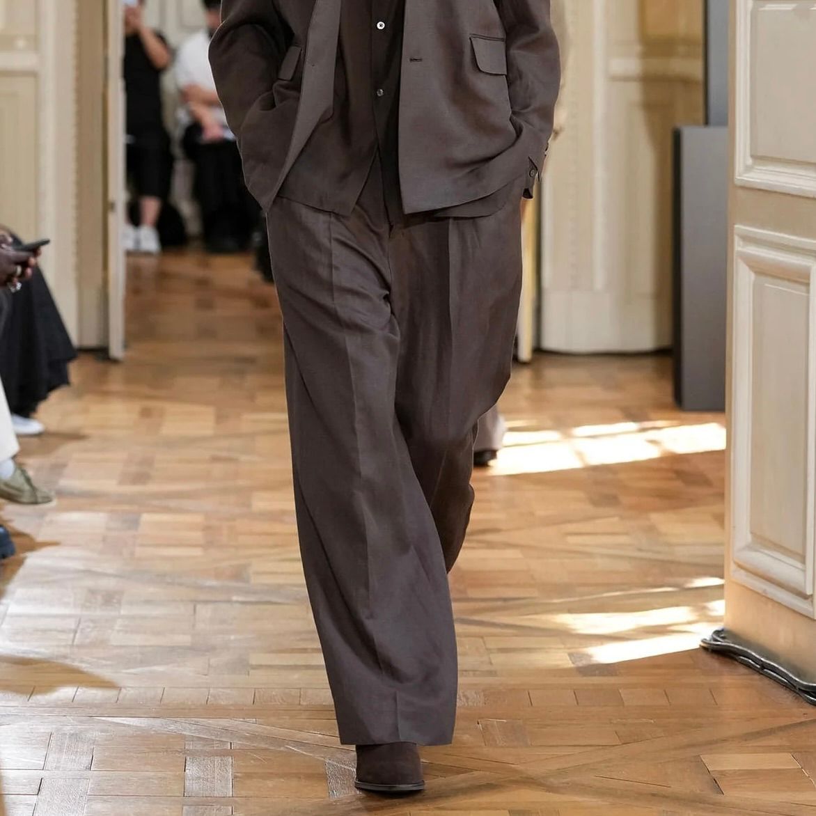 【残りわずか】VIS/LI/RA Twill Easy Long Wide Trousers