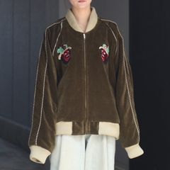 【残り一点】Velveteen Yama King Embroidered Souvenir JKT