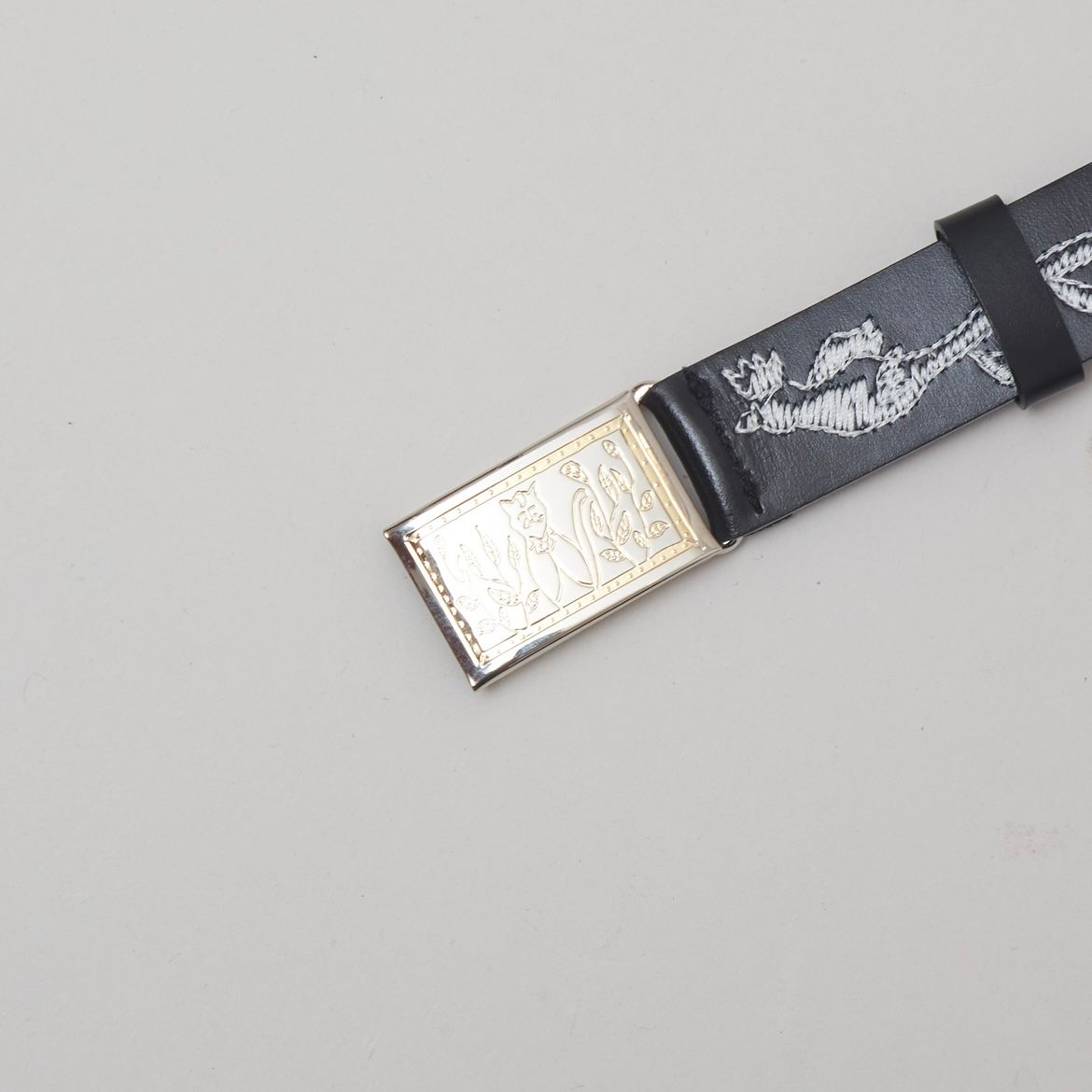 【残り一点】Picturesque Ojisan Belt With Embroidery