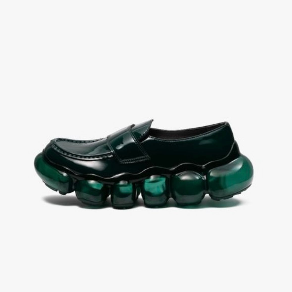 JEWELRY LOAFER BLACK LEATHER / BLACK (ジュエリー ローファー