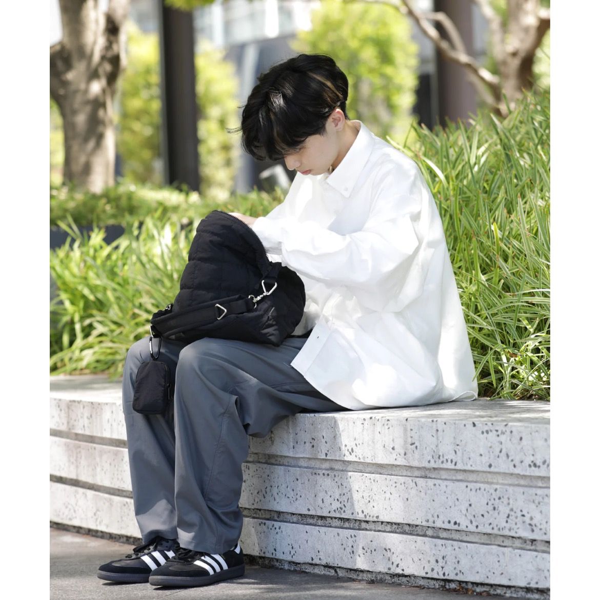 【残り一点】Quilting Pouch Shoulder Bag