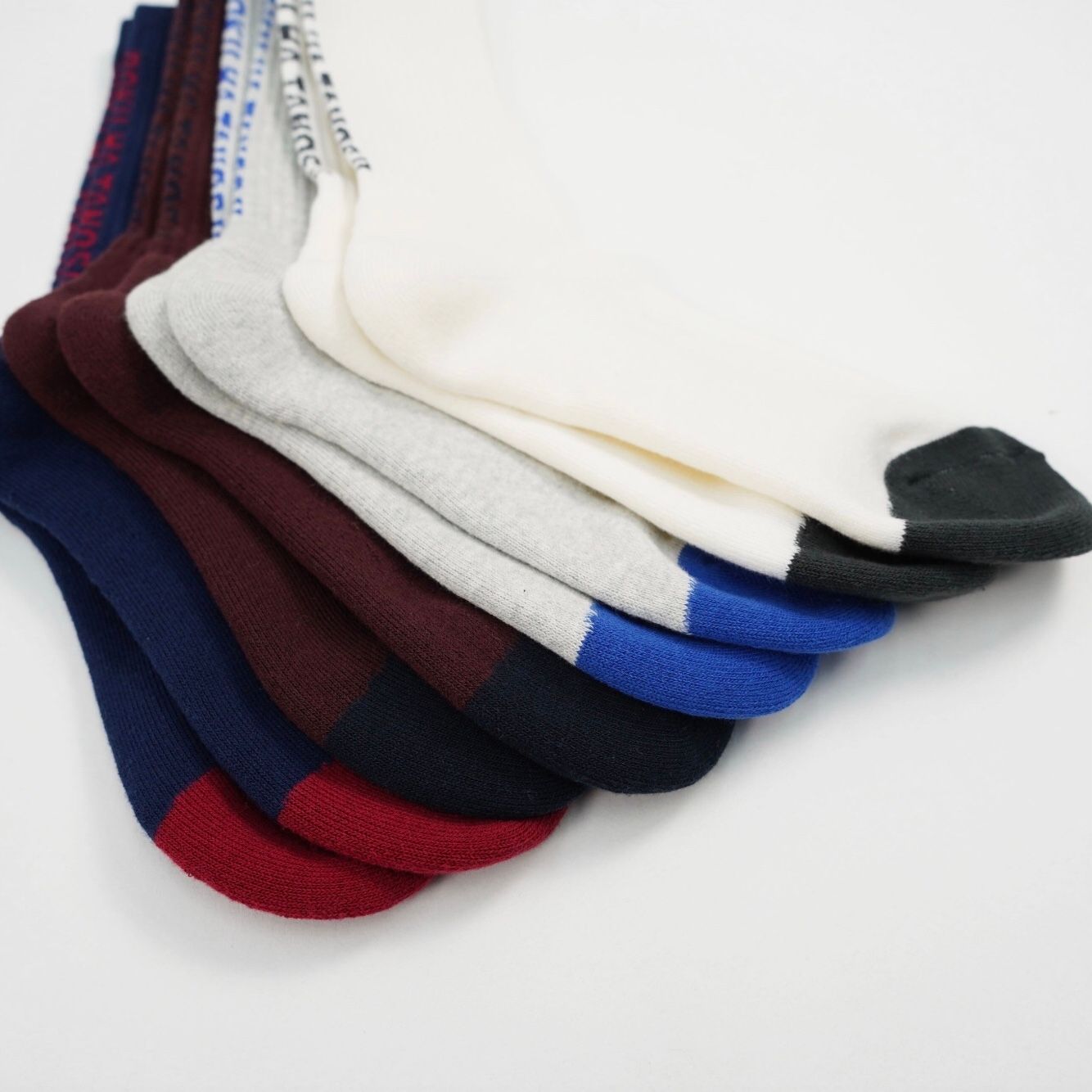 【残りわずか】Boku Tano Socks(BACK LOGO PILE CREW)