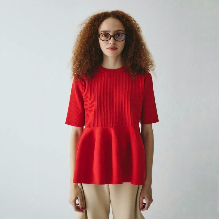 【残り一点】Flare Hem Knit Tops