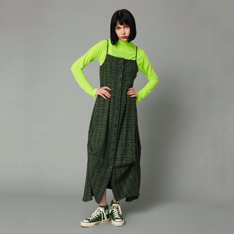 【残り一点】Check Long Dress