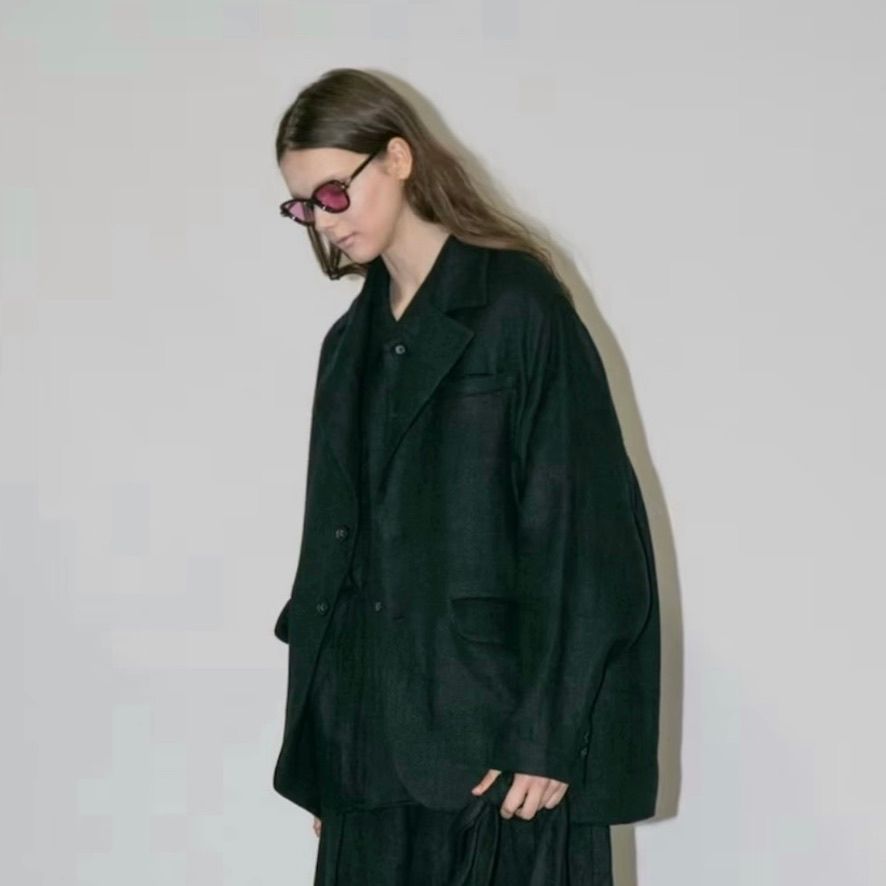 【残り一点】セミウェットリネンシングルジャケット