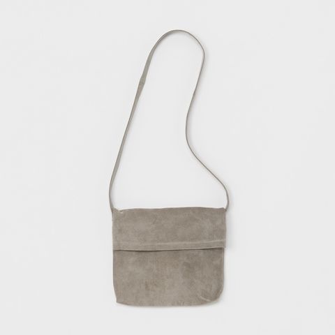 【残り一点】Pig Flap Shoulder Bag Small(LIGHT GRAY)