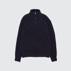 【残り一点】Boucle Half Zip Pullover