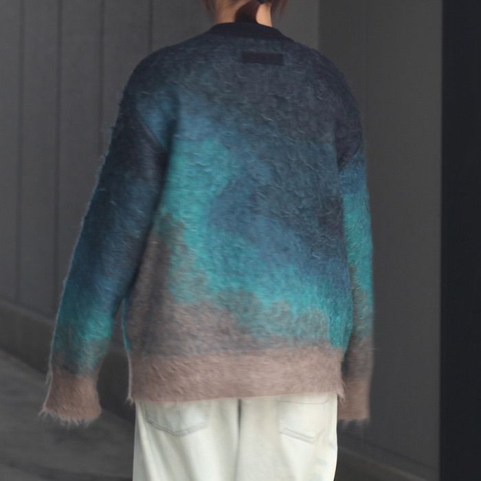 【残りわずか】Gradation Mohair Knit Cardigan