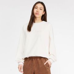 【残り一点】Cursive Velvet Crewneck