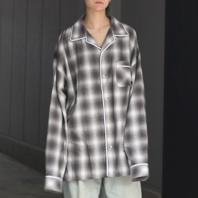 el conductorH - 【残り一点】Cotton Flannel Pajama Shirt | ACRMTSM