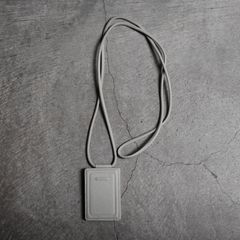 【残り一点】レザーストラップ付カードケース(WHITE BEIGE)