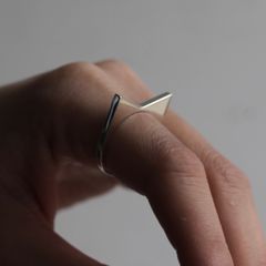 【残り一点】Flat Point Ring