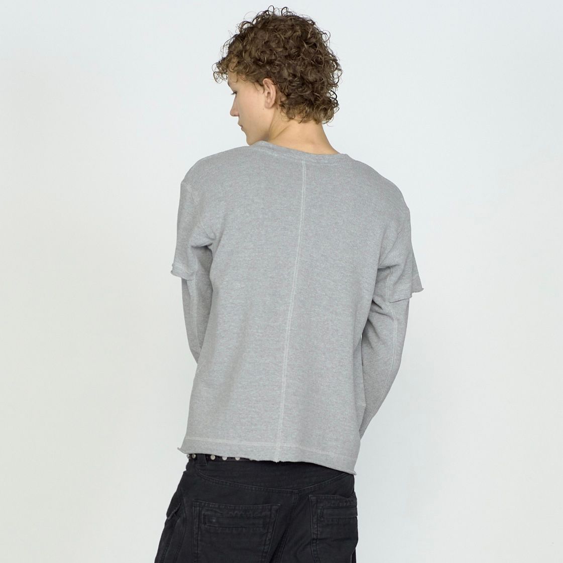 【残り一点】Panneld Layerd Sleeve T-Shirt