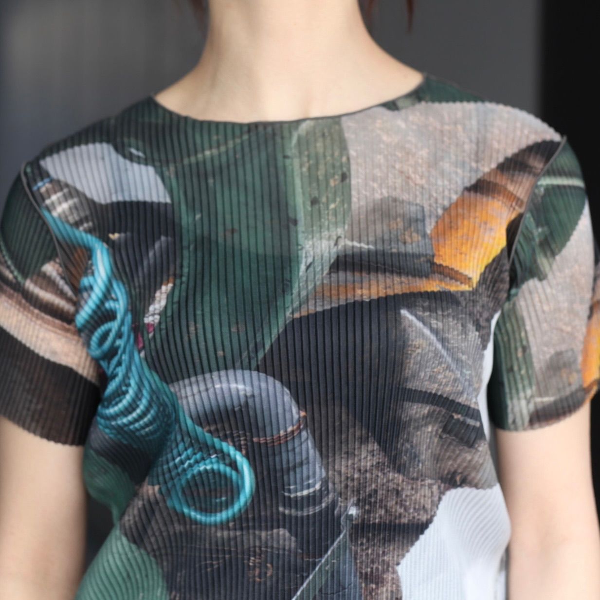 【残り一点】Sheer Graphic Top