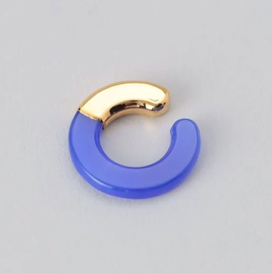 【お取り寄せ注文可能】Ukishima Blue Agate  Ear Cuff(片耳用）