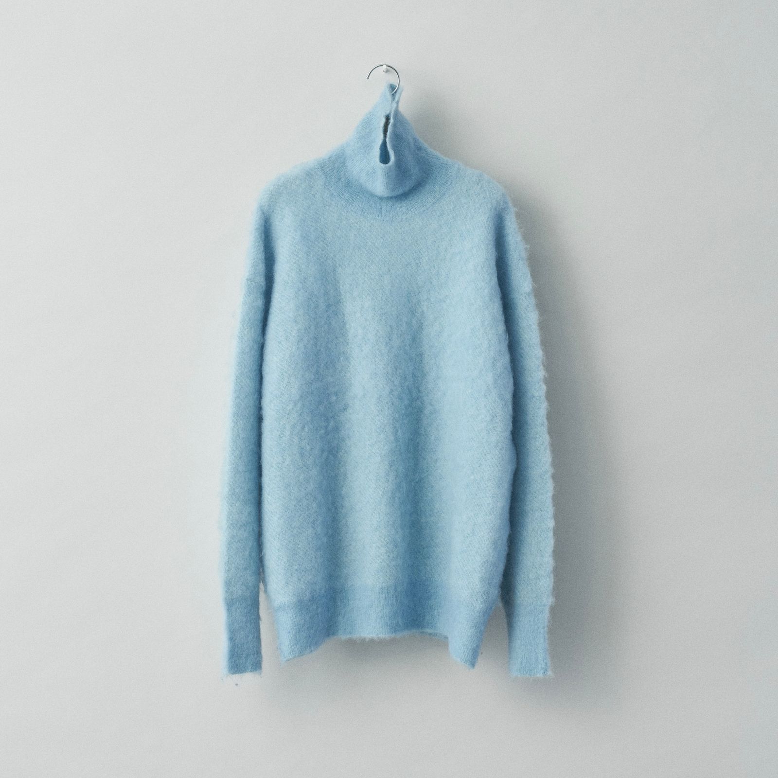 stein Mohair Loose High Neck Knit モヘヤニット