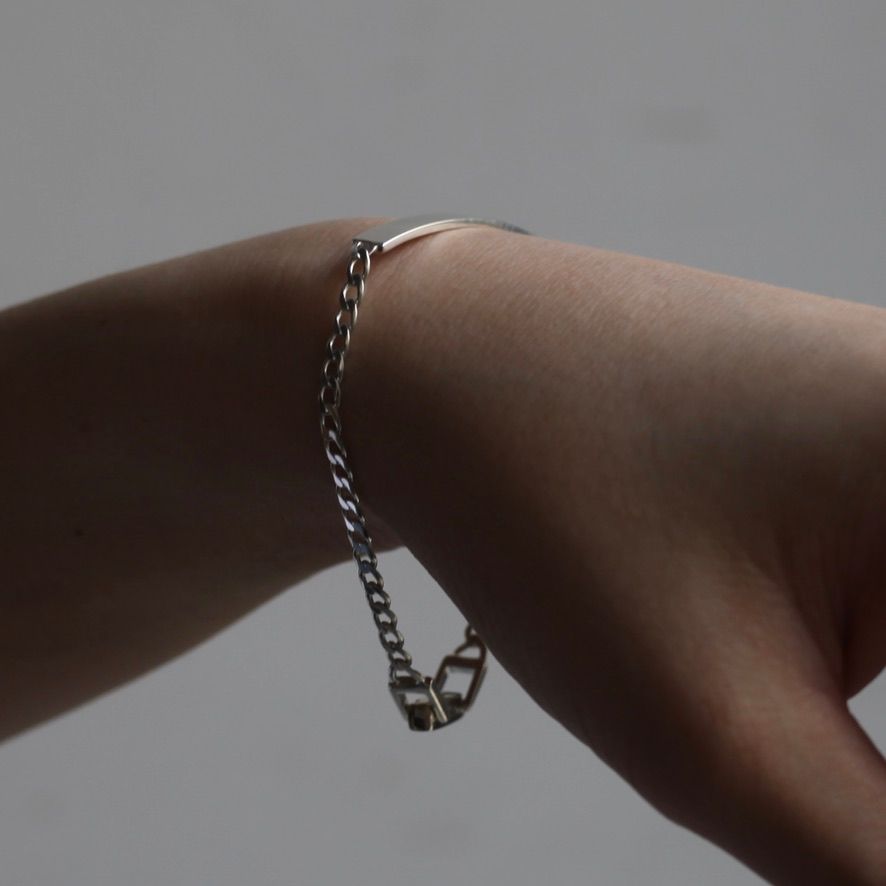 【お取り寄せ注文可能】ID Bracelet_XS(SILVER)