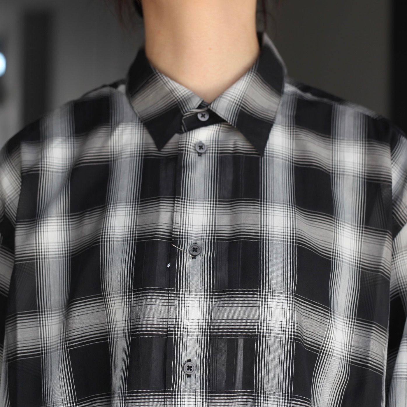 【残り一点】シズルチェックL/Sシャツ