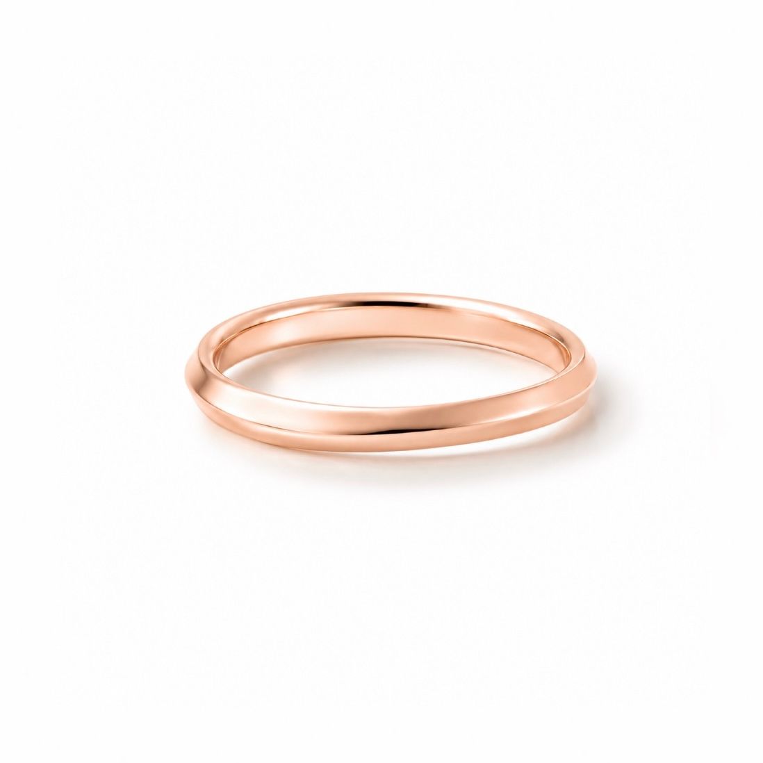 【お取り寄せ注文可能】Wave Ring S(K18 PINK GOLD)