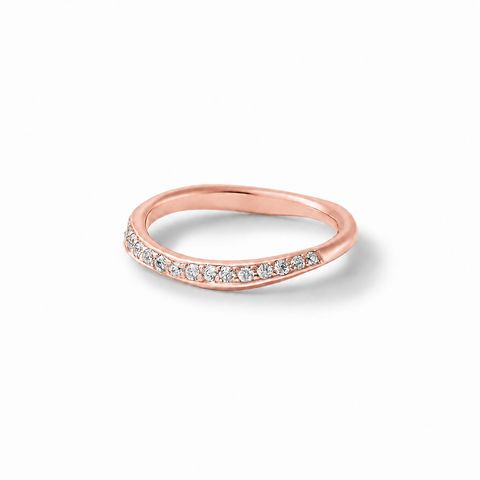 【お取り寄せ注文可能】Grace Ring W / Half Dia(K18 PINK GOLD)