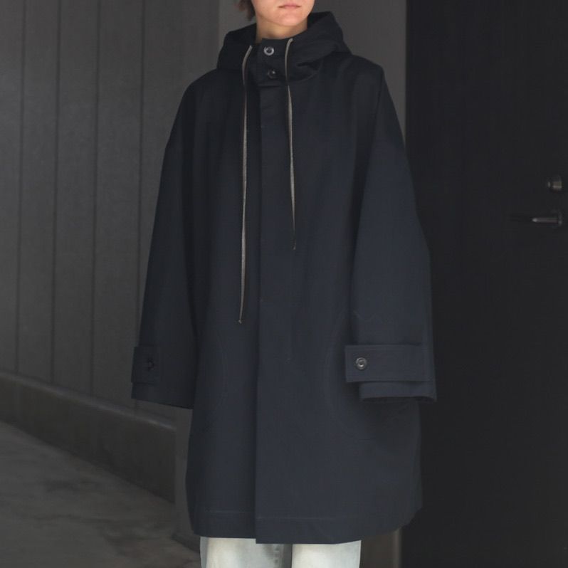 入手困難] 新作 SHINYA KOZUKA HOODED コート ブラウン-