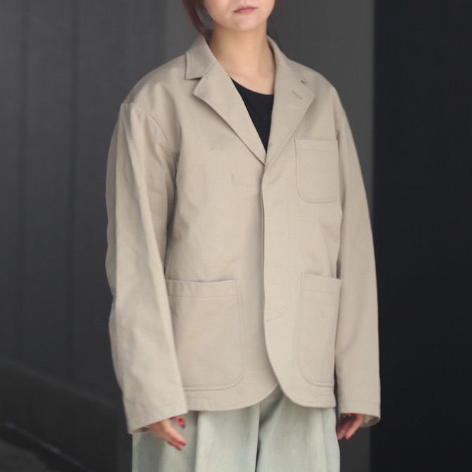 【残り一点】36G Econyl Solid Single Jacket