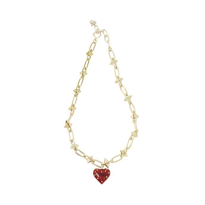 【残り一点】Spiky Heart Necklace(GOLD)