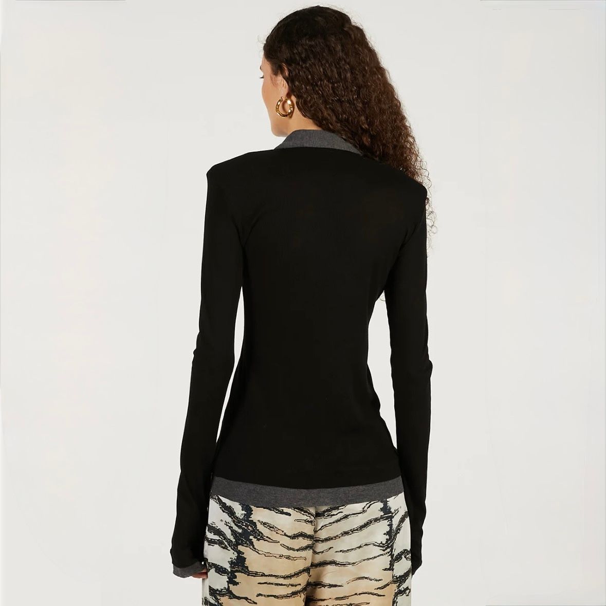 【残り一点】ダブルフロントジャージーシャツ