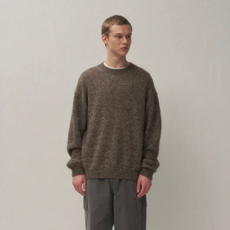 【残り一点】Wool Alpaca Mohair Crewneck Sweater