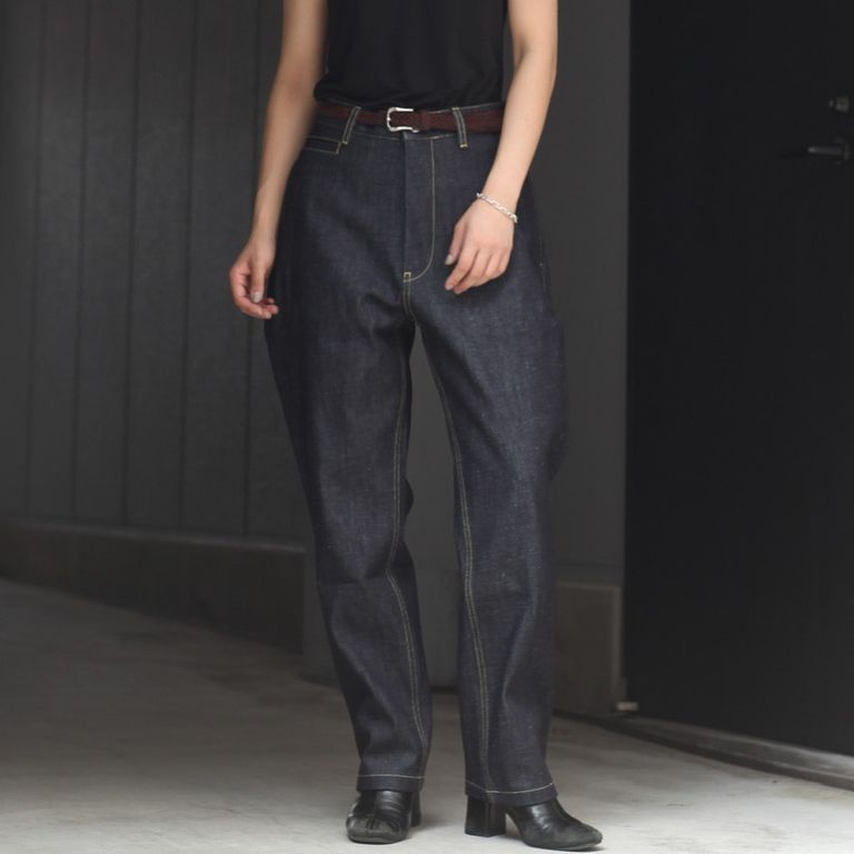 STUDIO NICHOLSON - 【残りわずか】Selvedge Denim Narrow Leg Pant 