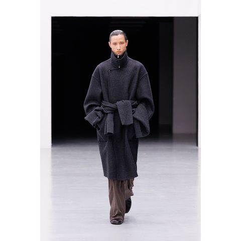 【残り一点】Wool Cashmere Double Breasted Rever Coat