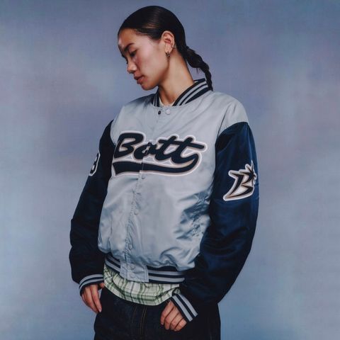 【残り一点】Nylon Varsity Jacket