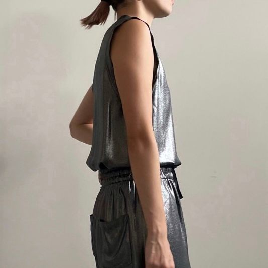 【残り一点】Glitter Minimal Tank Top