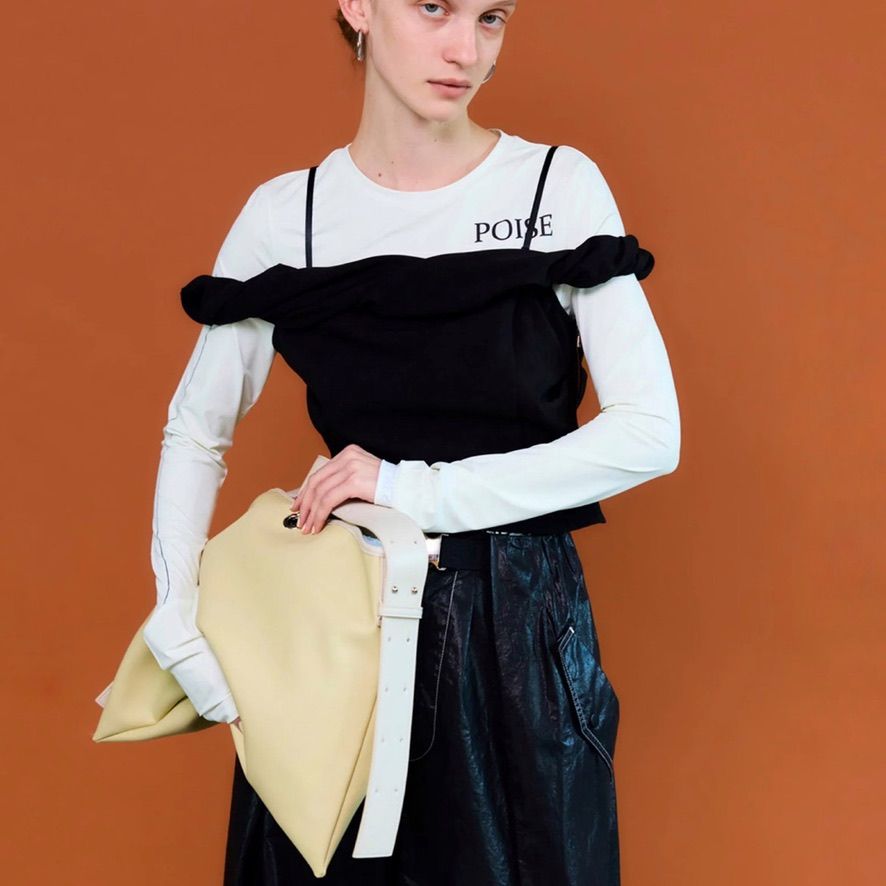 【残り一点】スクエアトートバッグ