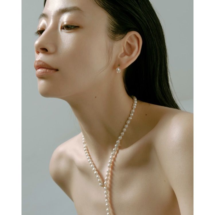 【お取り寄せ注文可能】Akoya Broque Pearl Lariat Necklace