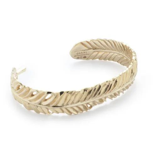 【お取り寄せ注文可能】Eagle Feather Bangle(K10 YELLOW GOLD)