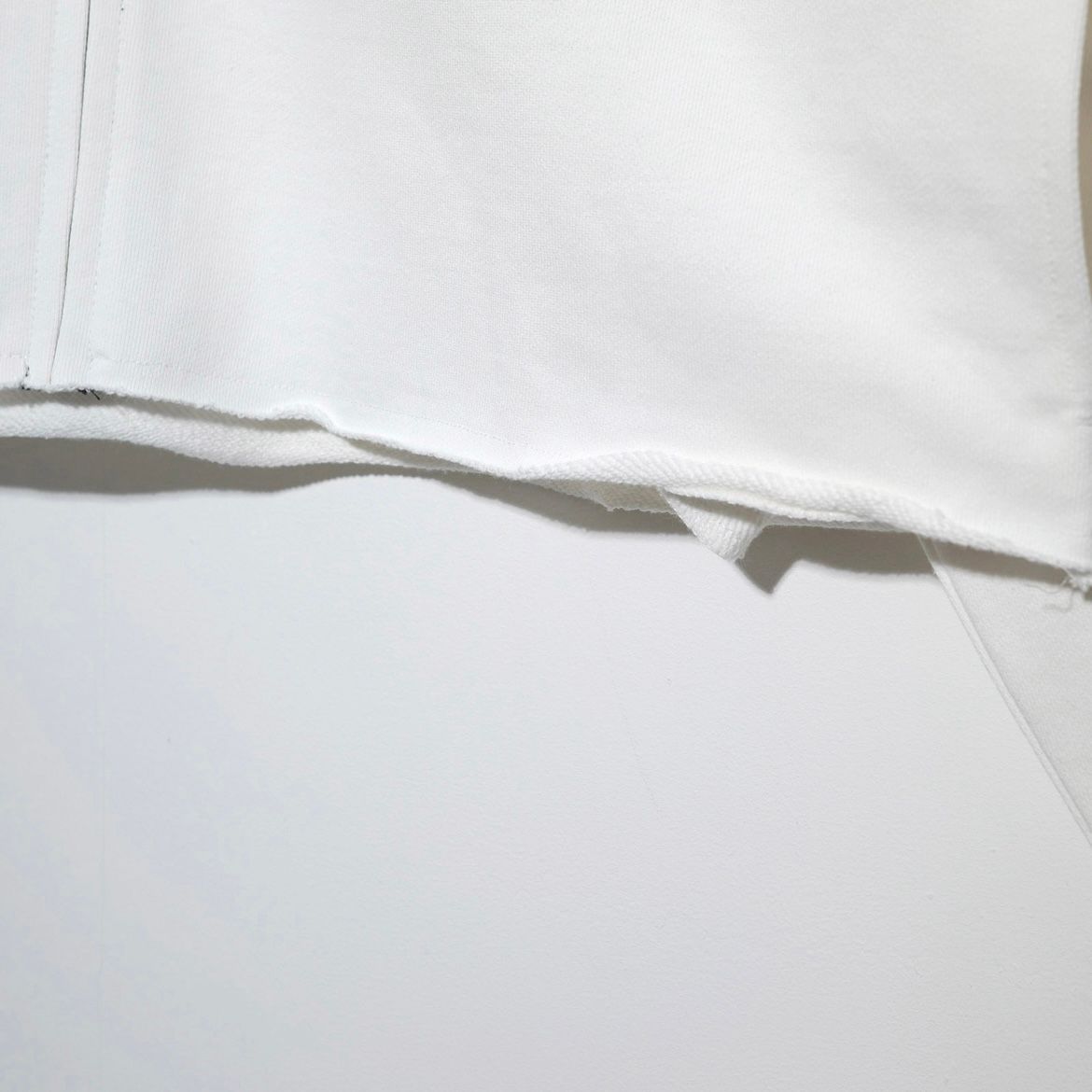 【残り一点】Cut Off Wide Zip Sweat Hoodie