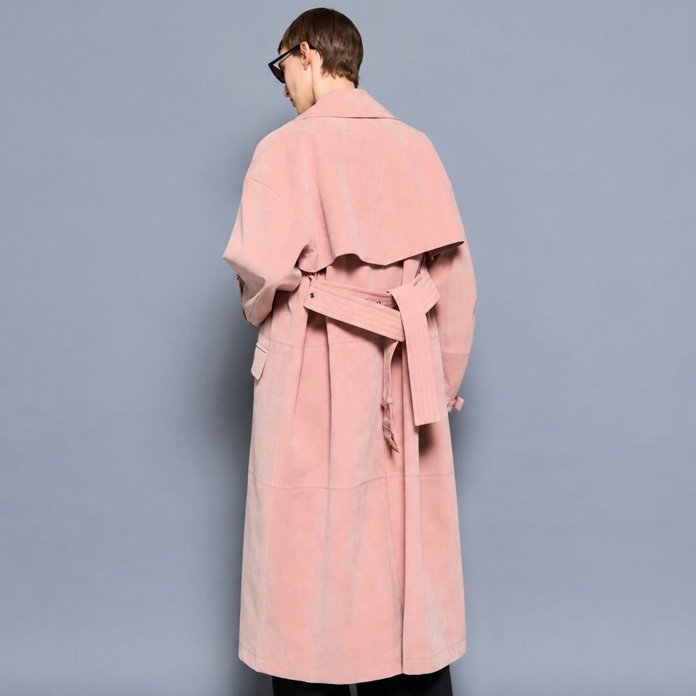【残り一点】Suede Trench Coat