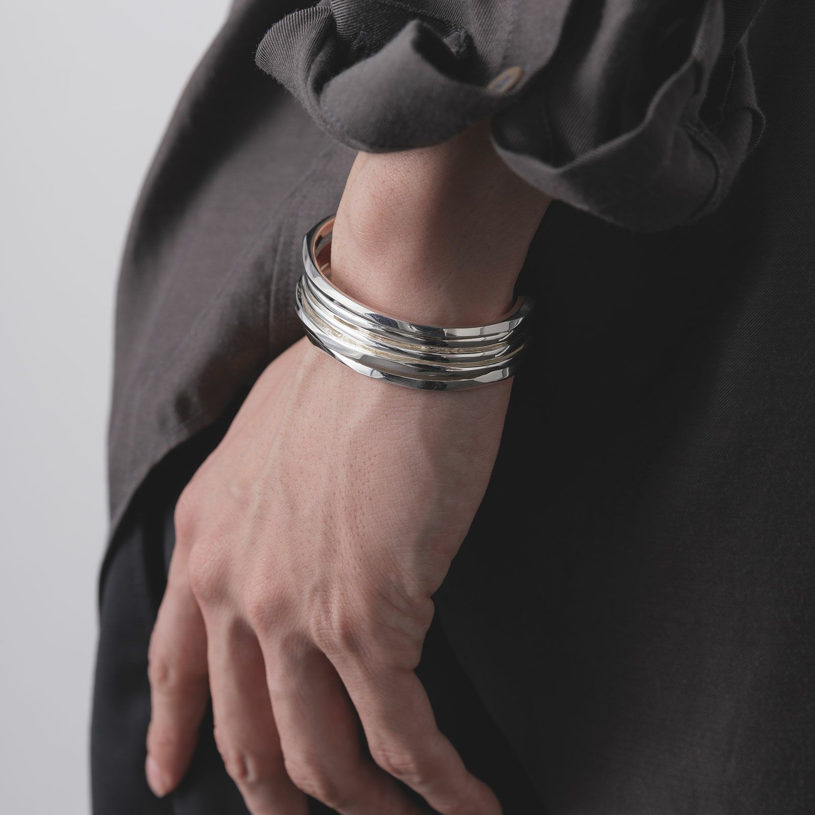 【お取り寄せ注文可能】Union Fivefold Bangle(SILVER)