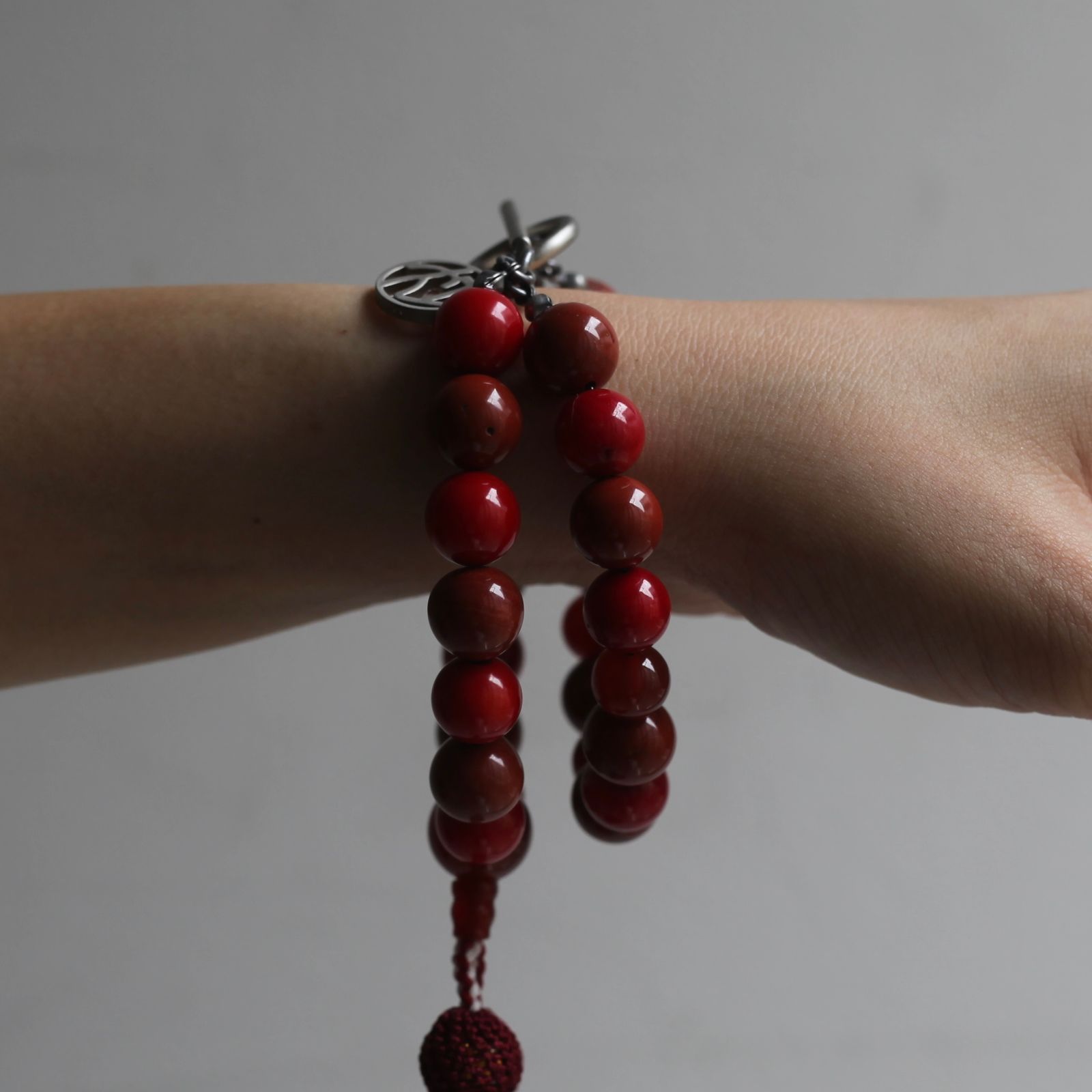 SOSHIOTSUKI - 【残りわずか】Double Juzu Bracelet(RED