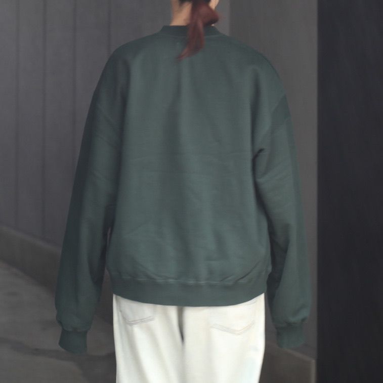 【残り一点】Henley Neck Sweat Shirt