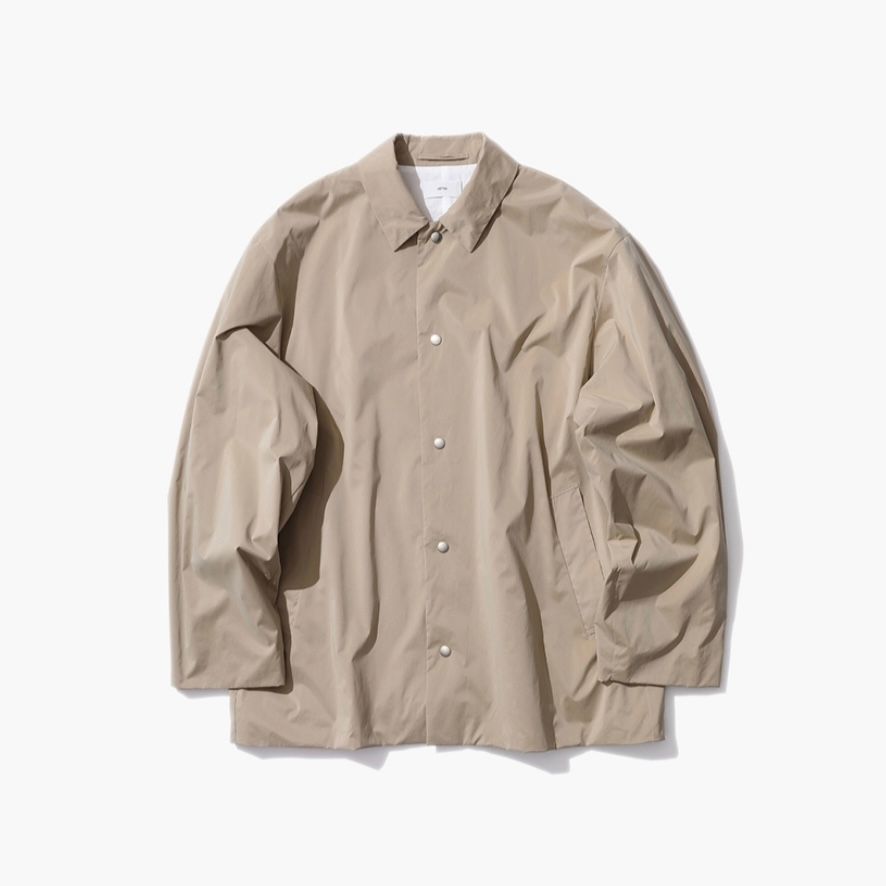 23SS ATON Ventile Suede Coach Jacket - ナイロンジャケット