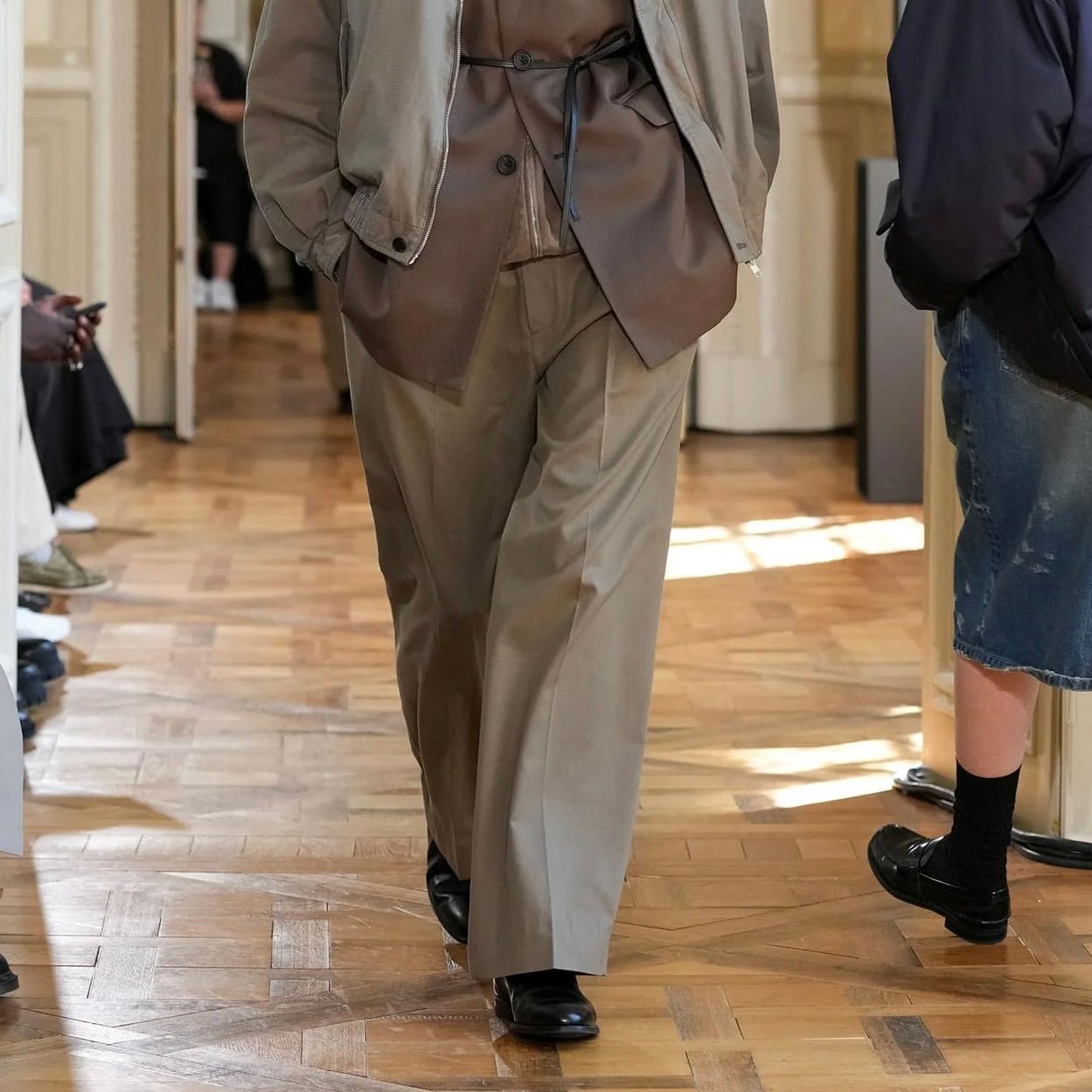 【残り一点】Cotton Rayon Easy Long Wide Trousers