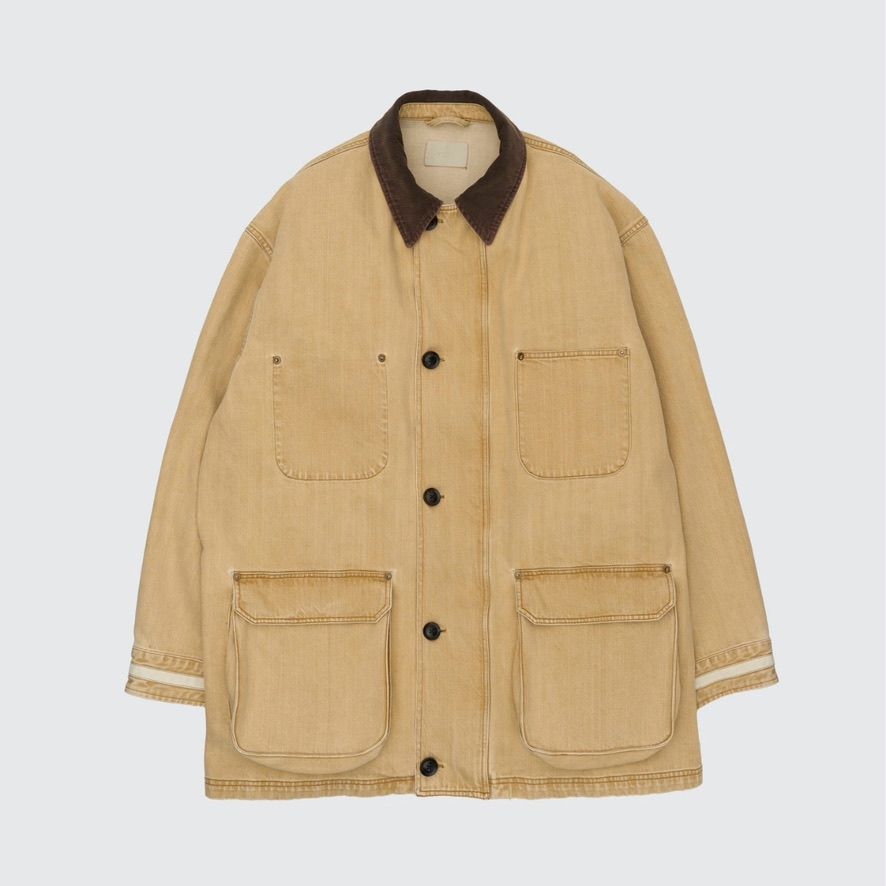 【残り一点】Vintaged Denim Coverall Half Coat