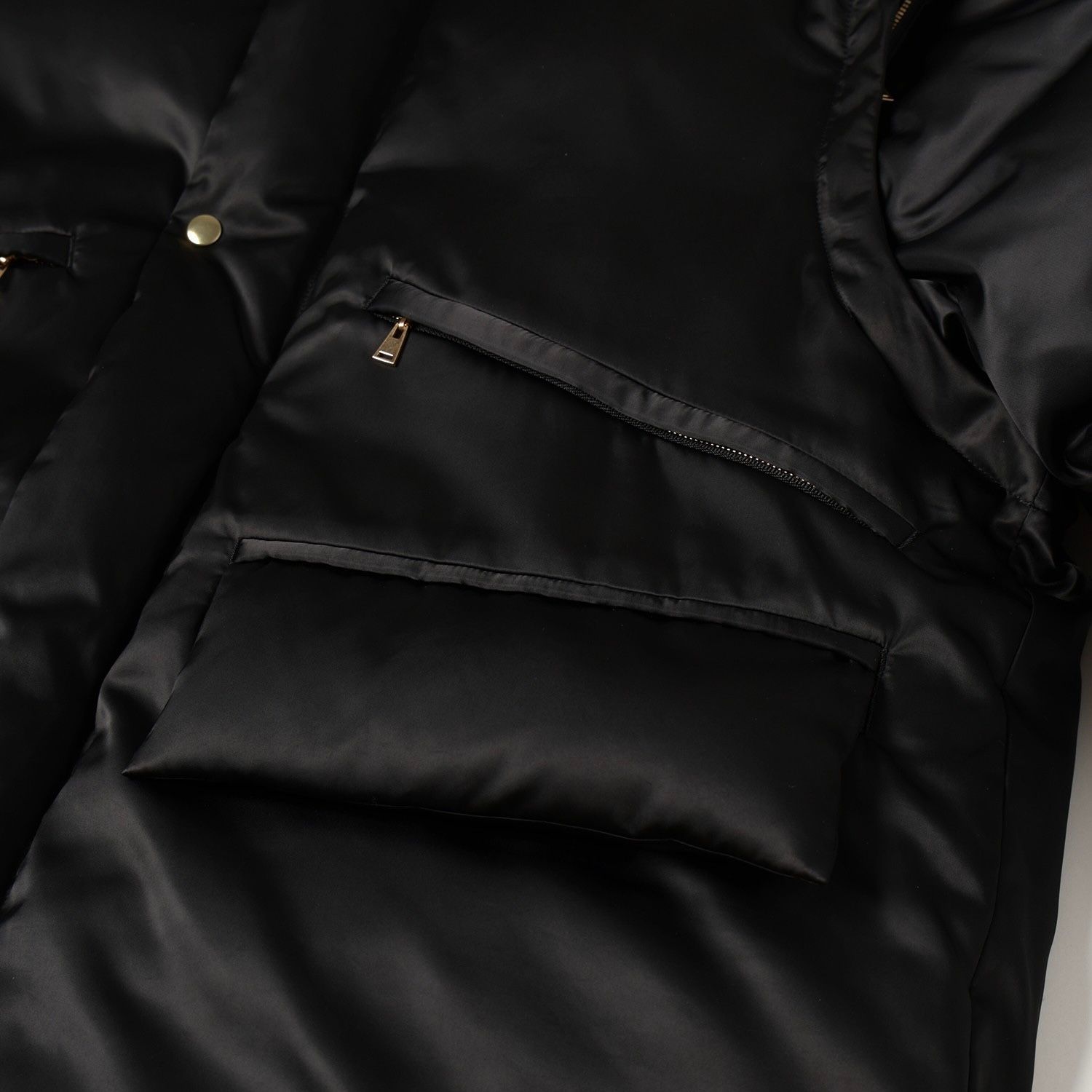 【残り一点】High Count Taffeta Removable Sleeve Down Jacket
