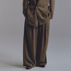 【残り一点】Wool Serge Hi-Waist Trousers